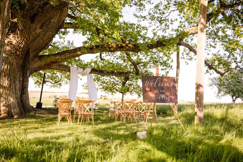 Hochzeit unter der Eiche